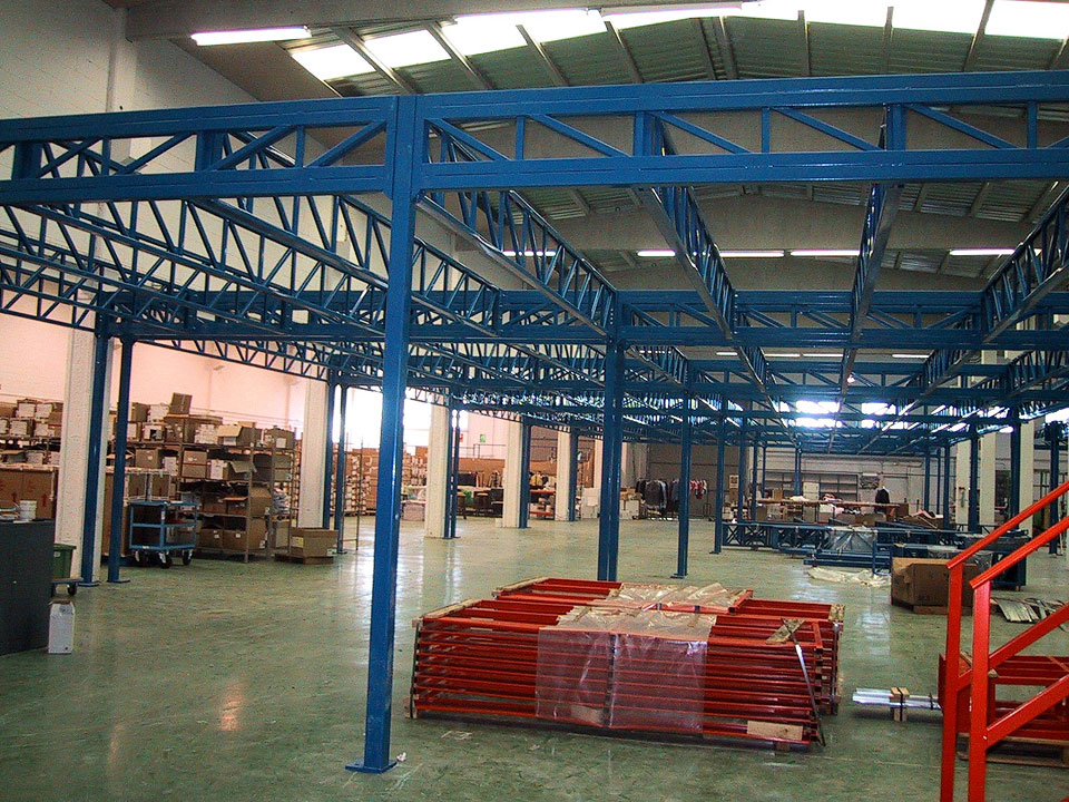 Estructura para carrileras